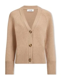Courtney Cashmere Blend Cardigan - Camel -The Modern Femme Sales SU23 K121 COURTNEY CAMEL CO