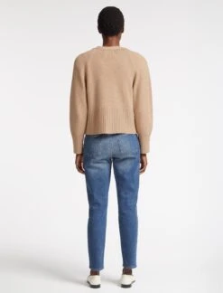 Courtney Cashmere Blend Cardigan - Camel -The Modern Femme Sales SU23 K121 COURTNEY CAMEL LS 2354