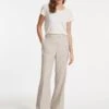 Terence Linen Blend Wide Leg Trousers - Beige 1 Terence Linen Blend Wide Leg Trousers - Beige -The Modern Femme Sales SU23 TR81 TERENCE BEIGE LS 20766