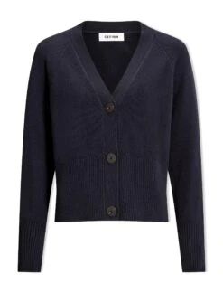 Caro Cotton Cardigan - Navy -The Modern Femme Sales SU24 K135 CARO NAVY CO