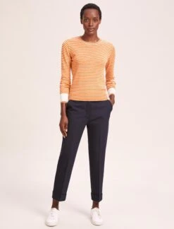 The Modern Femme Sales -The Modern Femme Sales SU24 K139 JODIORANGEYELLOWCREAMSTRIPE LS 40562