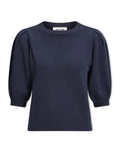 Amalie Linen Blend Jumper - Navy -The Modern Femme Sales SU24 K184 AMALIE NAVY CO