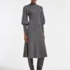 Eva Wool Knit Maxi Dress - Dark Grey -The Modern Femme Sales WI22 D385 EVA DARKGREY LS 2264 ab97ca55 c682 4f7c 9cf4 675f0e78f3ff