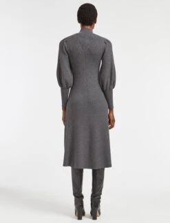 Eva Wool Knit Maxi Dress - Dark Grey -The Modern Femme Sales WI22 D385 EVA DARKGREY LS 2312 4acb3038 f194 4fe3 b679 e105b43c5212