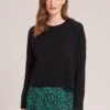 Lainey Cashmere Jumper - Black -The Modern Femme Sales laineycrop